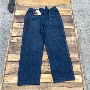 Rodeo Quincy Bronc Brothers Women's Dark Blue Flare Jeans